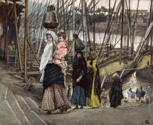 Het Verblijf, Egypte, illustratie voor Het Leven van Christus, c.1886-94