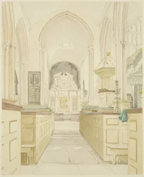 Interieur van All Saints
