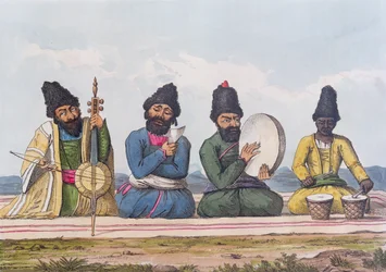 Perzische Muzikanten uit 