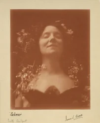 "Le Desir": portret van Yvette Guilbert