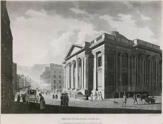 De Royal Exchange (nu City Hall), Cork Hill, Dublin