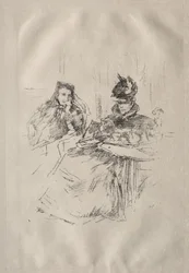 Afternoon Tea, mevrouw Phillips en mevrouw Charles Whibley