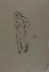 Gedrapeerde figuur, staand