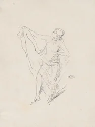 Gedrapeerd model, Dansen