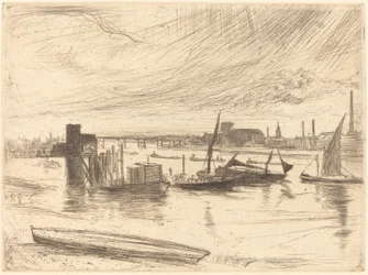Vroege ochtend, Battersea