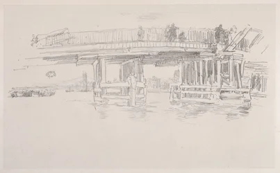 De oude Battersea-brug