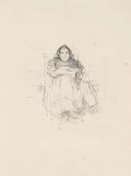 Portretstudie: Mevrouw Philip, nr. 3 (recto) Portretstudie: Geneviève Mallarmé (verso)