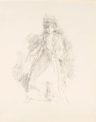 Portret van een jonge vrouw met hoed