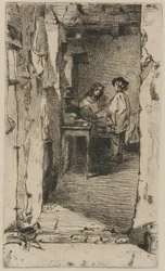 Voddenrapers, Quartier Mouffetard, Parijs