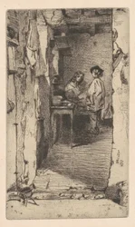 Voddenrapers, Quartier Mouffetard, Parijs