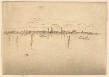 Het Kleine Venetië, uit de Eerste Venetië Set (Venetië, Een Serie van Twaalf Etsen)