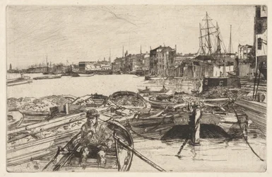 De Pool, uit de Thames Set (Een Serie van Zestien Etsen van Scènes aan de Theems en Andere Onderwerpen)