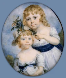 Portret van twee zussen
