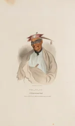 CHA-CO-TO, een Pottowattomie opperhoofd, uit de Aboriginal Portfolio