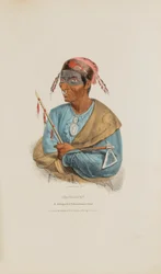 ME-NO-QUET; Een gedistingeerd Pottowattomie opperhoofd, uit de Aboriginal Portfolio