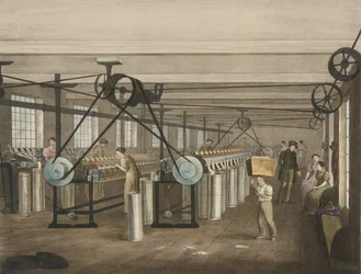 Bobbin en Tekenframes, Voortgang van Katoen Nr. 5