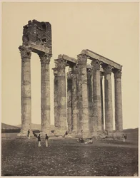 Tempel van Jupiter Olympius, c.1853