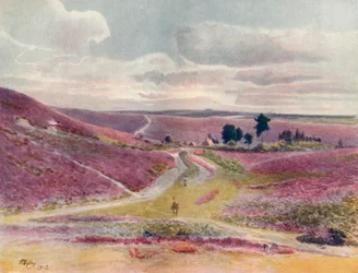 ‘Heidelandschap bij Frensham’, 1912, 1914