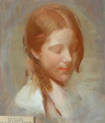 Hoofd van een meisje