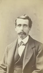 Portret van Man met Grote Snor, 185099