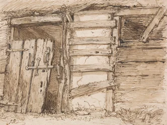 Een bijgebouwmuur