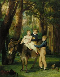 Groepsportret van John, Theophilus en Frances Levett, 1811
