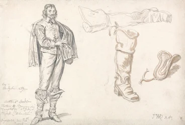Studies naar Anthony van Dycks Portret van Arthur Goodwin
