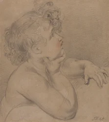 Studie uit de Natuur, Een van de Kinderen van Liefdadigheid voor het Grote Schilderij van de Waterloo Allegorie