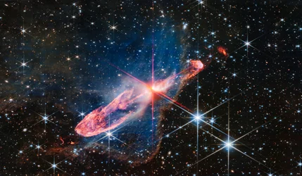 Herbig-Haro 46/47 (NIRCam Beeld)