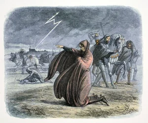 Edward III van Engeland zweert dat hij vrede zal sluiten, 1360