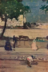 Quai Des Grands Augustins, Parijs, 19e eeuw