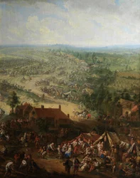 Detail van het graven van het Gentse kanaal