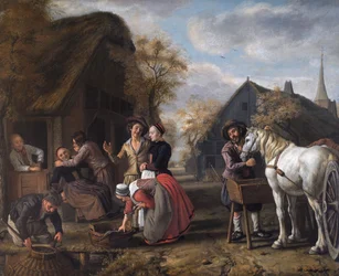Een Dorpsscène