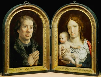 Carondelet Diptych. Left: Jean Carondelet …