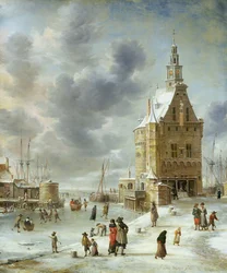 De stadspoort van Hoorn