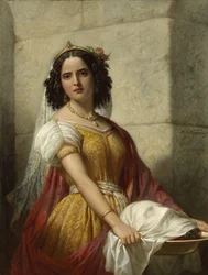 Salome met het hoofd van Johannes de Doper, ca.1861 (olieverf op doek)