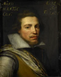 Portret van Gaspard de Coligny III, ca. 1609-1633 (olieverf op paneel)