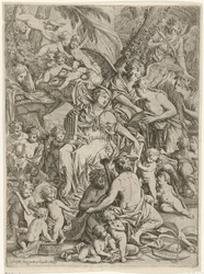 H. Cecilia met orgel in de hand