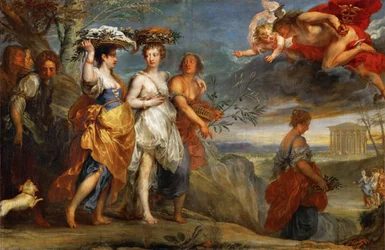 Mercurius ontmoet Herse
