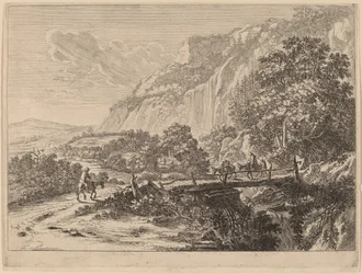 De Houten Brug bij Sulmona, nabij Tivoli