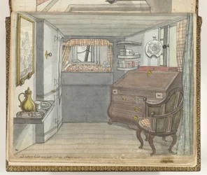 Hut van de chirurgijn op het VOC-schip de Stavenisse