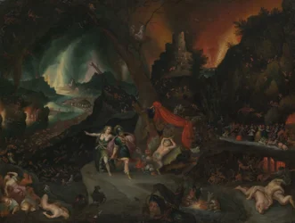 Aeneas en de Sibille in de onderwereld, jaren 1630