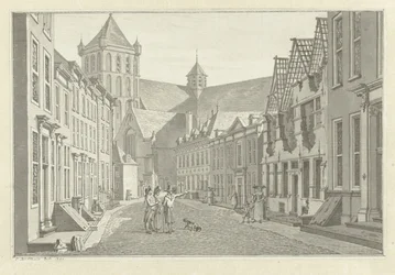 Ruïne van het huis van Lucas van Steveninck te Middelburg, 1787