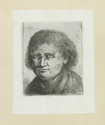 Volwassen man, naar links