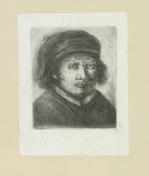 Volwassen man, naar rechts