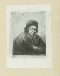 Volwassen man, naar rechts