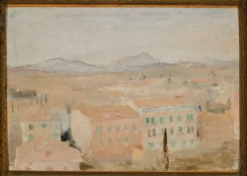Korfoe - uitzicht vanaf het balkon. Van een reis naar Griekenland
