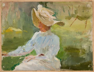 Portret van Eugenia Aleksandrovna Rubtsova, moeder van de schilder Rubtsov
