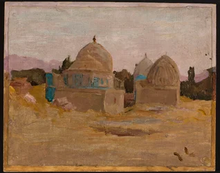 Samarkand - Shah-i-Zinda-moskee. Van een reis naar Turkestan