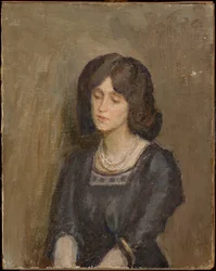 Portretstudie van een vrouw